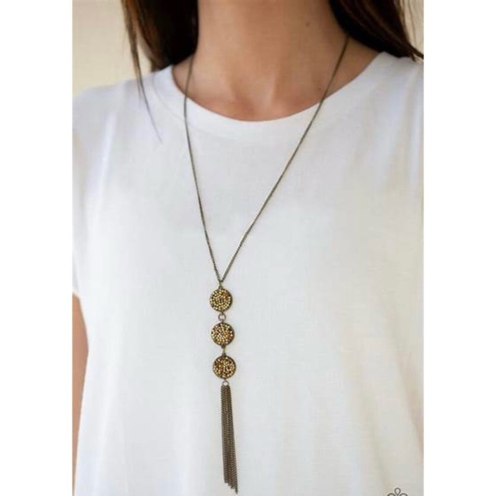 Paparazzi Gold Tassel Necklace